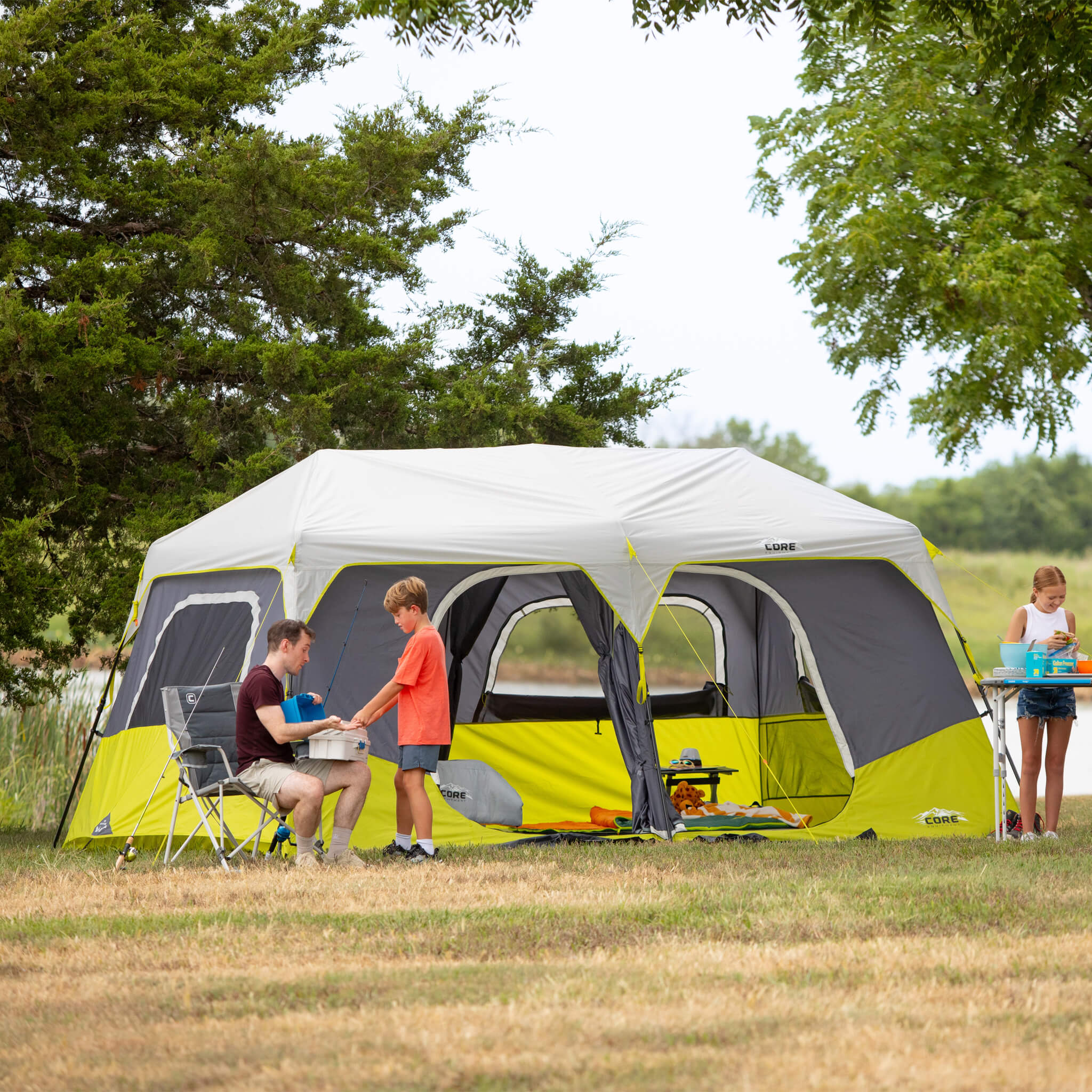 10 Person Instant Cabin Tent - Image 2