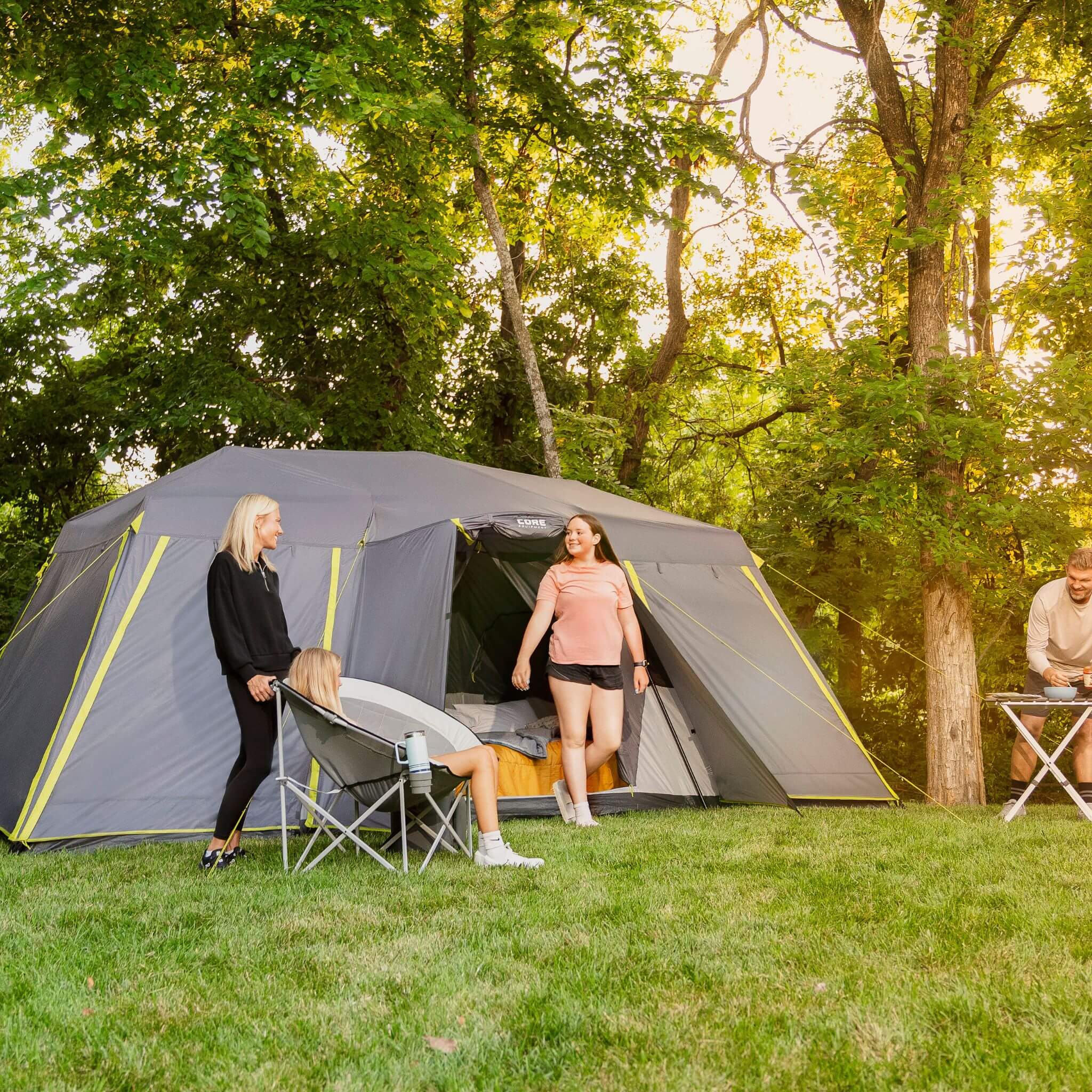 12 Person Instant Cabin Tent with Full Rainfly - Image 2