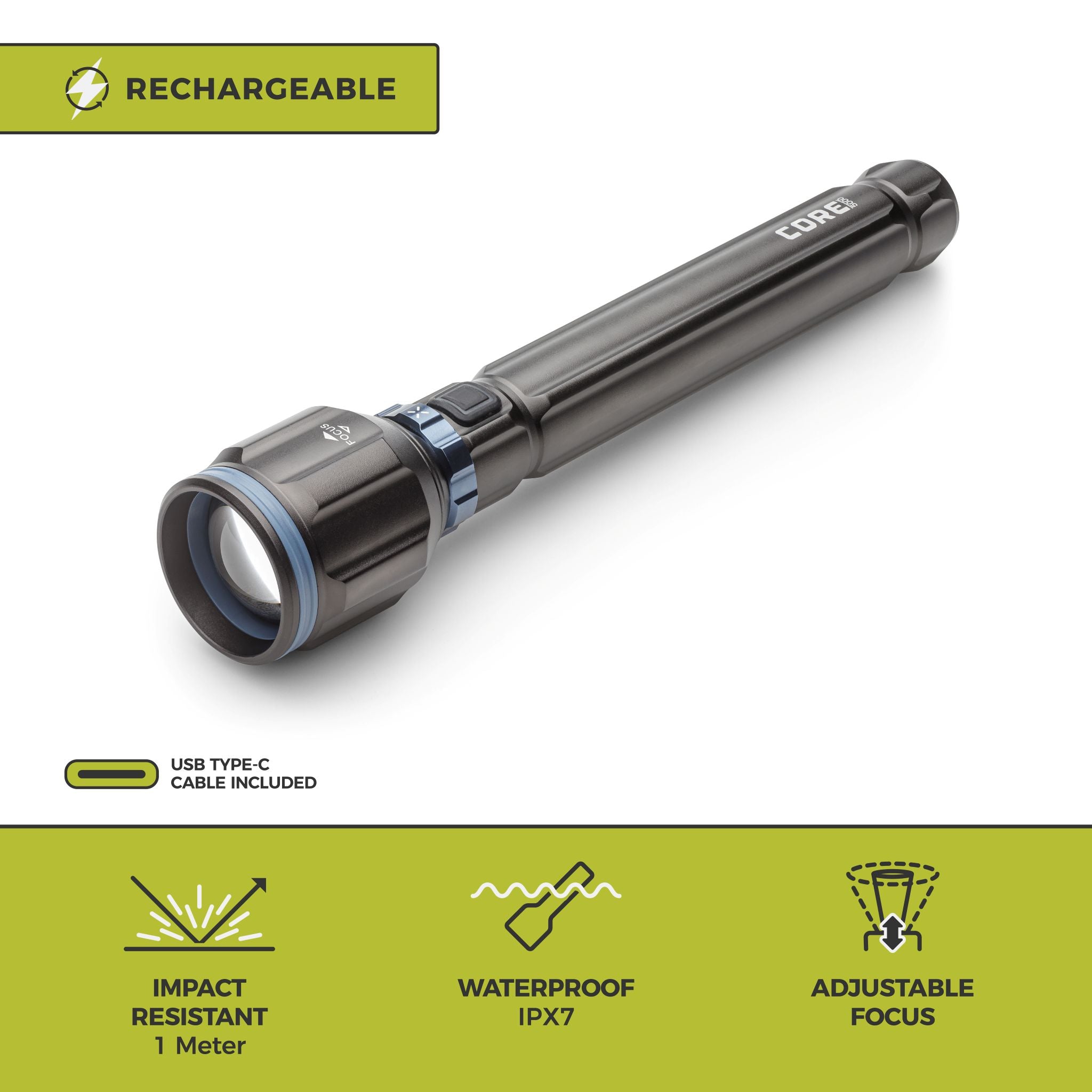 5000 Lumen Rechargeable Flashlight - Image 3