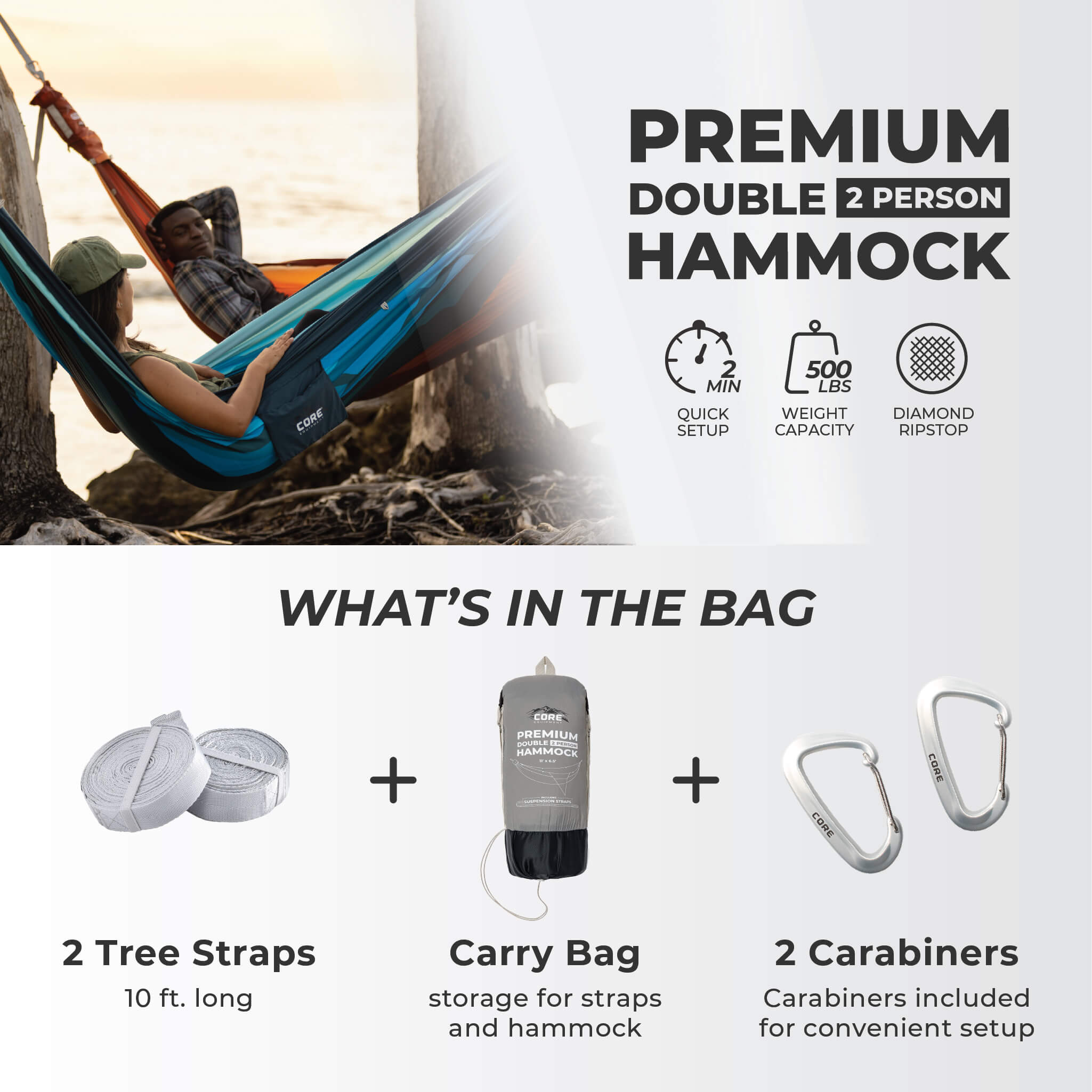 Premium Double Hammock - Image 9