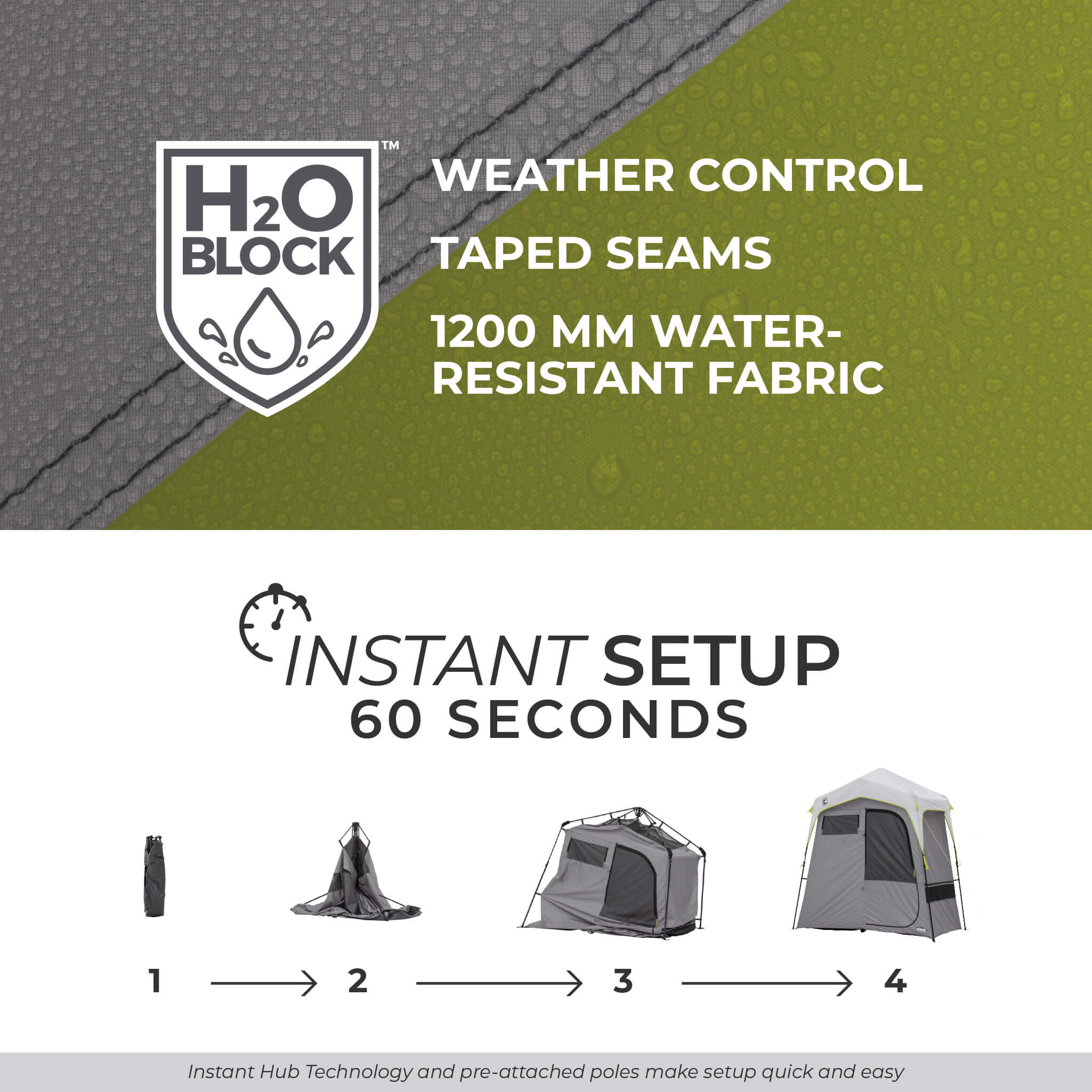 Two Room Instant Shower Tent - Image 4