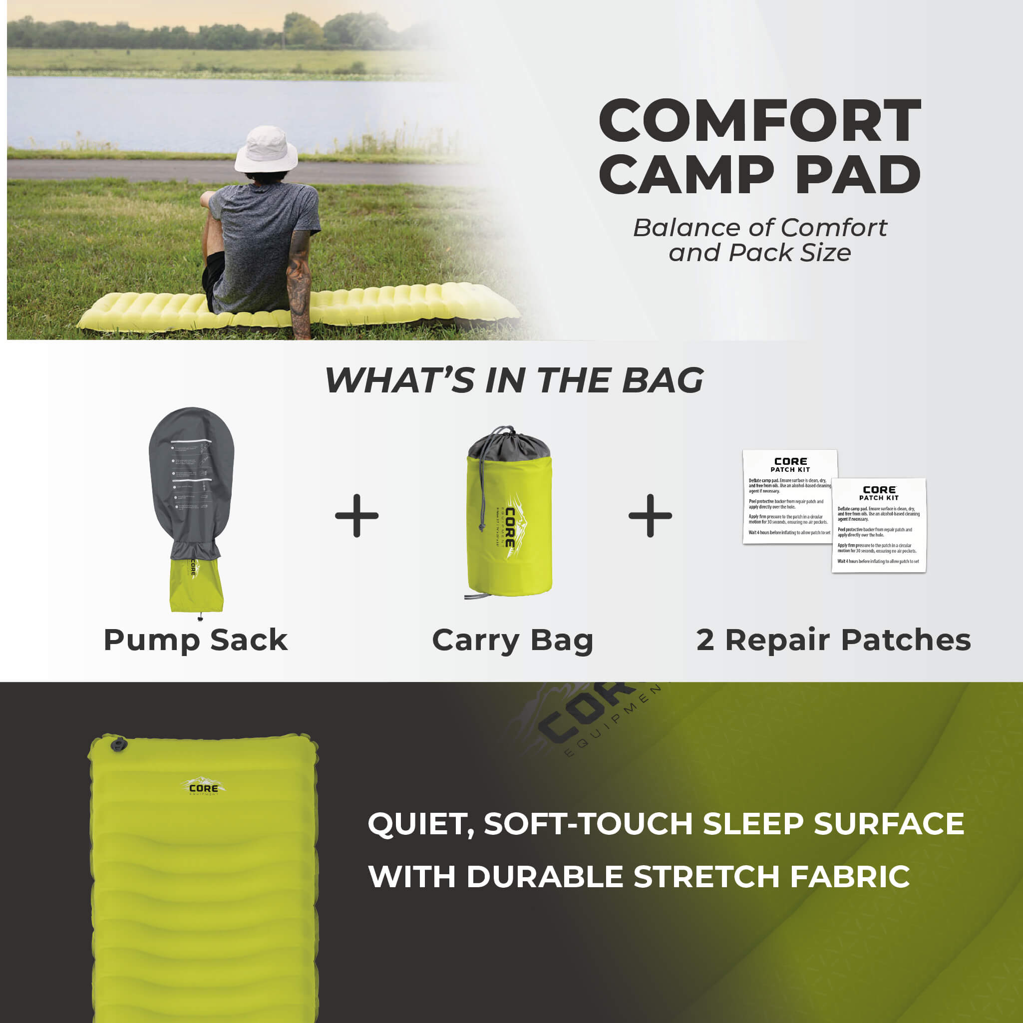 4 Season Insulated Sleeping Pad - Image 3